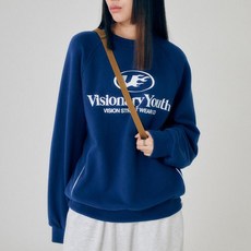 VISION STREET WEAR 男女通用 V1 滾邊圓領衫 VS2303CR04IN