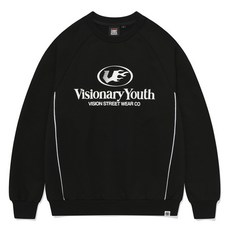 VISION STREET WEAR 男女通用 V1 滾邊圓領衛衣 VS2303CR04IN
