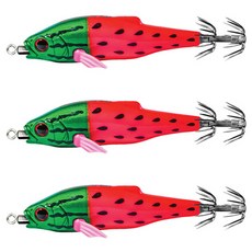 메가바이트 메가핀 케이무라 레이저 쭈꾸미 갑오징어 한치 문어 에기 55mm, MF31 워터멜론씨드, 3개, 5.3g