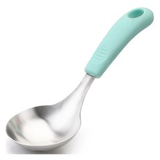 NEWVIA 不鏽鋼304迷你湯勺, 薄荷綠, 1個