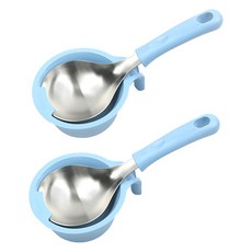 Bogen 多功能迷你湯勺+底座組合, 2套, 天空藍
