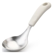 NONEW 不鏽鋼304迷你湯勺, 象牙白, 1個