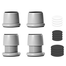 KALDIN 咖啡機高度調節腳架, 4個, 灰色