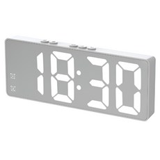 纖薄LED智慧時鐘, 簡約白