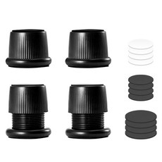 KALDIN 咖啡機高度調節腳架, 4個, 黑色