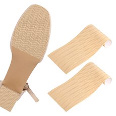 JUST PICK 可裁剪鞋用防滑墊, 2個, 米色