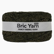 Bricyan 亮面編織線 270g, 645G 黑金色, 1個