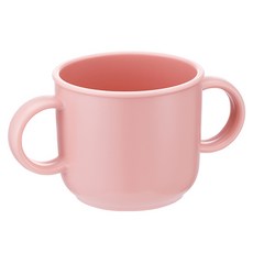 에디슨 아동용 에코젠 논슬립 양손컵, 260ml, 1개, 핑크