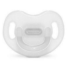 suavinex 蘇維妮 嬰幼兒彩色精華全矽膠解剖型安撫奶嘴, 1個, 2階段(6個月以上), 白色