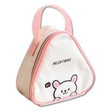 HELIDFANDA Skaweeze 可愛鋁箔便當袋 三角形, 1個, 粉紅色