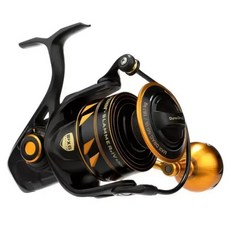 PENN Slammer IV 7500 大型獵物用紡車捲線器, 黑色 + 金色, 單一商品