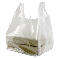 PACKAGE HERO 半透明塑膠披薩袋 提把型 10吋 300 x 290 x 580 mm, 100個, 1入