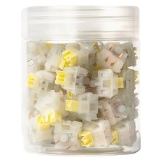 Keychron K Pro 軸體 45入, 混合顏色, G291, 低噪音香蕉軸