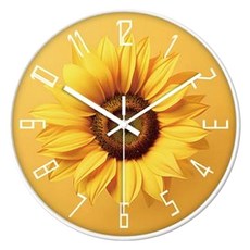 客廳裝飾向日葵掛鐘 20公分, C