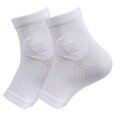 cofv 運動繃帶護踝 左右套組, 1套, 白色