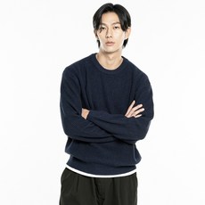 킨록 남성용 올데이 소프트 코튼 라운드 니트