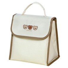 Toppia 輕便簡約保溫保冷袋, 三隻小熊翻蓋包, 1個
