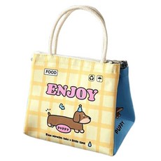 Toppia 輕便簡約保溫保冷袋, 臘腸狗, 1個