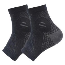 씨오브비 밴드 스포츠 발목 보호대 좌우 세트, 1세트, 블랙