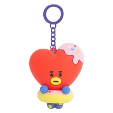 BT21 街頭小吃公仔鑰匙圈 TATA, 1個, 混合顏色