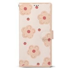 케이스퍼시픽 스윗가든 가죽 다이어리 휴대폰 케이스