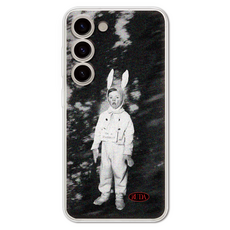 이루다 빈티지 흑백 투명 범퍼 젤리 휴대폰 케이스