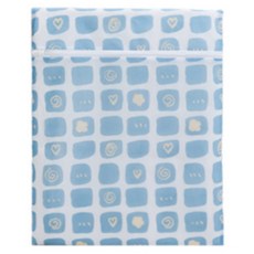 Clarein 網眼方形洗衣袋 50 x 60 cm, 藍色格紋, 1個