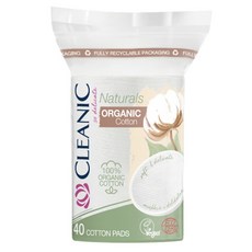 CLEANIC 圓形棉質化妝棉, 40入, 1個