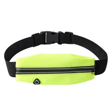 다연경 핸드폰 슬림 웨이스트백 미니 벨트 가방, 형광, 1개