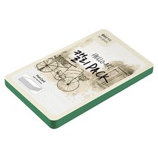 紙文化 Hello Art Calli Pack 厚磅壓紋明信片 200g 35 綠色, 50個, 104 x 153 mm