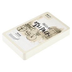 paperculture Hello Art Calli Pack 厚款壓紋明信片 200g 01 白色, 100個, 104 x 153 mm