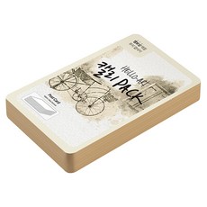 紙文化 Hello藝術書法包 厚款壓紋明信片 200g 55 牛皮棕色, 100個, 104 x 153 mm