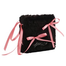 경이상점 3공 보들보들 털바인더 포카앨범 + 속지30매, 블랙(바인더), 1세트