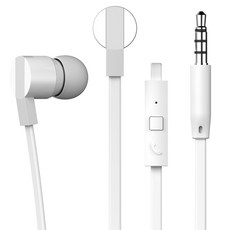 IRIVER Brick Candy防纏繞入耳式有線耳機 3.5mm, 白色, BVC-130