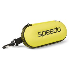 speedo Logo 泳鏡盒 8-00381216730, 黃色, 1個