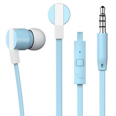 IRIVER Brick Candy防纏繞入耳式有線耳機 3.5mm, 藍色, BVC-130