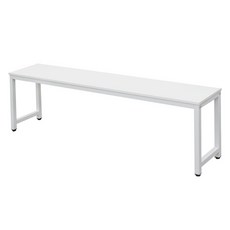 가구느낌 모던벤치의자 1500 x 300 x 452 mm, 화이트