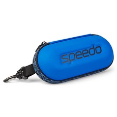 speedo Logo 泳鏡盒 8-00381215434, 藍色, 1個