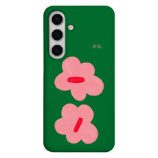 이루다 컬러 플라워 슬림 하드 휴대폰 케이스