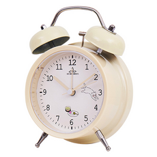 탑피아 편리한 탁상시계, Y34 베이지
