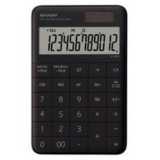 SHARP 夏普 12位數一般型計算機 EL-VM72, 黑色, 1個