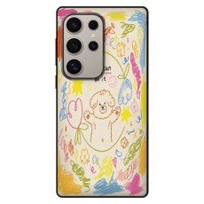 이루다 드로잉 패턴 마그네틱 도어 범퍼 휴대폰 케이스