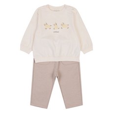 ETTOI 兒童Fonell大學T上衣+下褲套裝