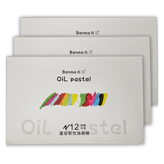 Artmore 專家用軟性油粉彩 12色 x 3件組, 1套