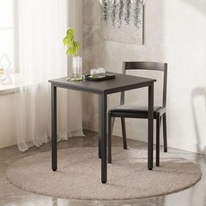 가구느낌 모던테이블 500 x 500 x 730 mm, 블랙