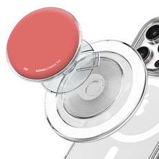 쏭스 맥세이프 자력 탈부착 컬러 체인지 스마트톡, 018 코랄핑크, 1개