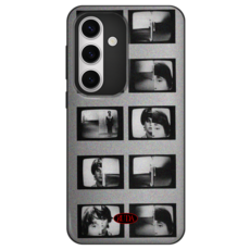 이루다 빈티지 흑백 마그네틱 도어 범퍼 휴대폰 케이스