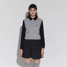 가먼트골프 여성용 울 라운드 풀오버 베스트