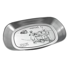 빈티지 철제 쟁반 빈티지 그릇, 6번, 1개