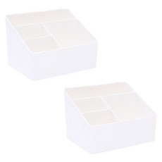 알로데 클린 룸 다용도 수납꽂이, TYPE04 화이트 4칸, 2개